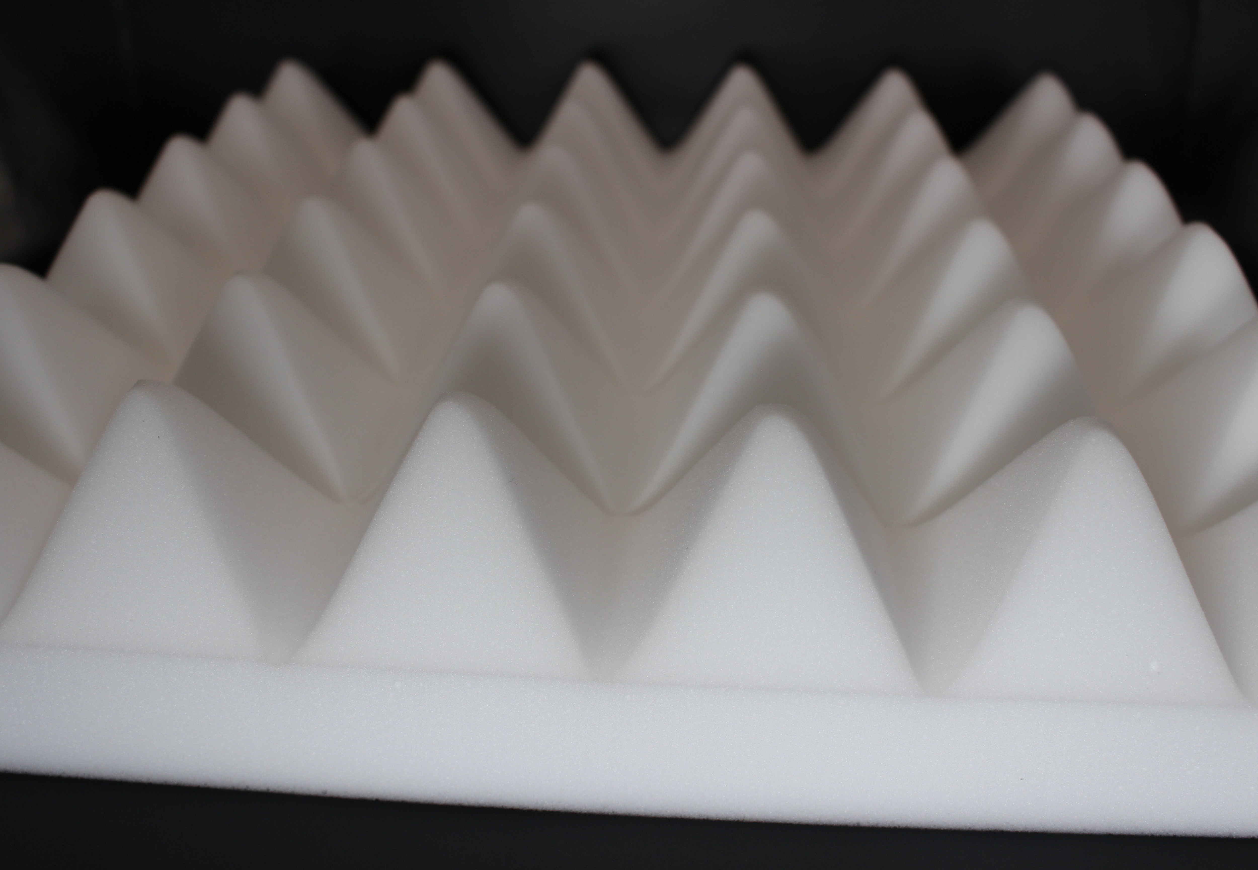 White Acoustic Foam Panels - 12x12x2.5"