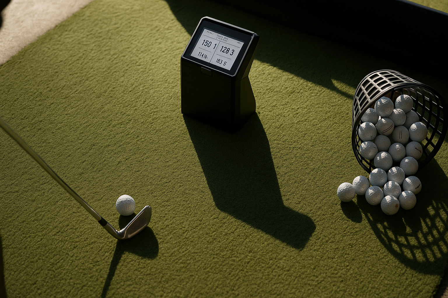 TruGolf LaunchBox and HomeCourse Retractable Golf Simulator Package