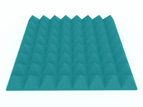 3 Inch Acoustic Foam Pyramid Style Panels - 13 Color Options