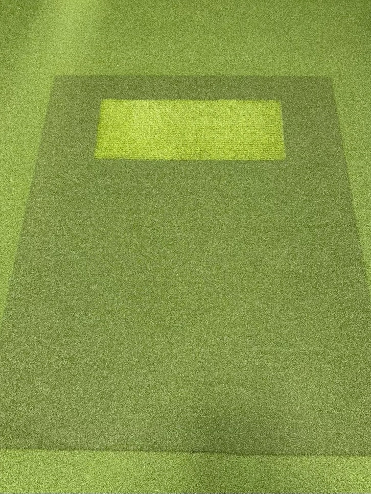 Big Moss 4×5 True Launch Hitting Mat with Built-In Pure Flight Strip