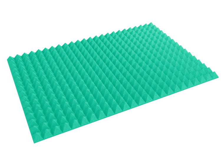 3 Inch Acoustic Foam Pyramid Style Panels - 13 Color Options