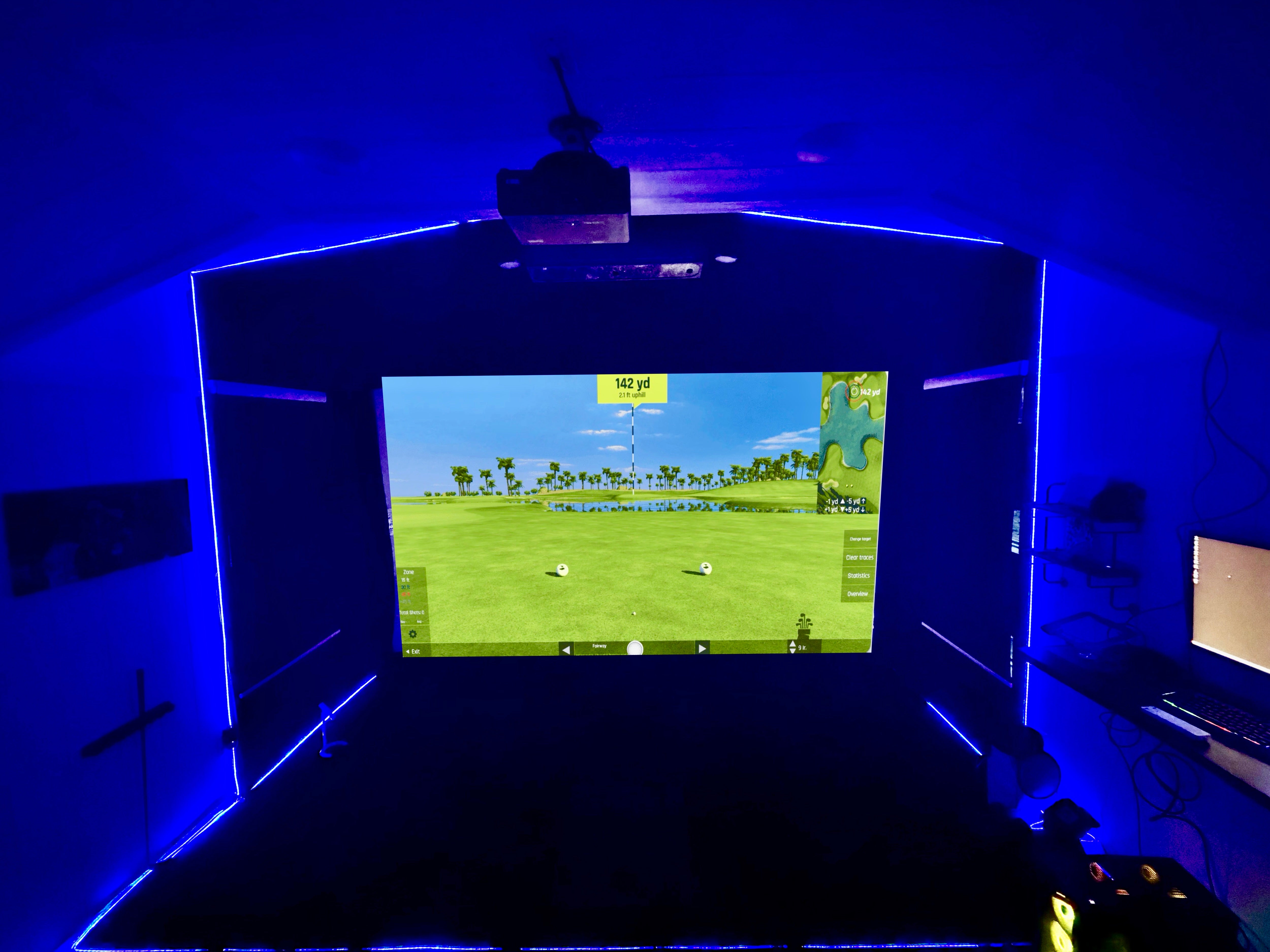 St. Andrews Suite 16x24 Golf Simulator Shed – Base, 1080P HD & 4K Packages