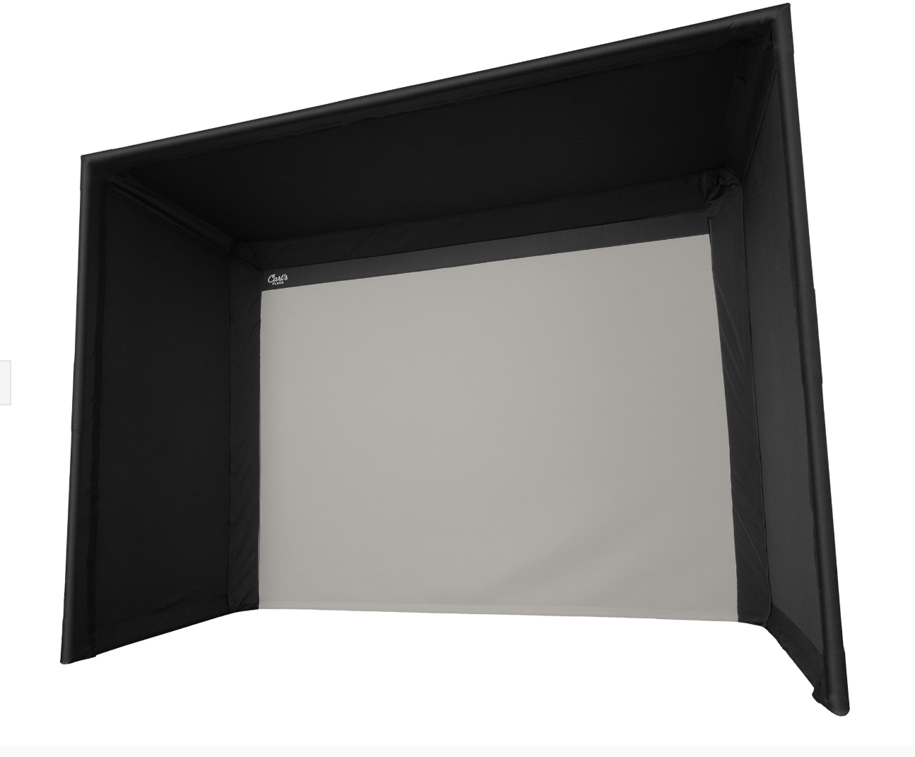 Black frame with a gray interior on a white background
