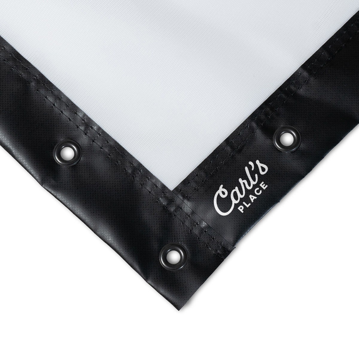 Black border with 'Carl's Place' text on a white background