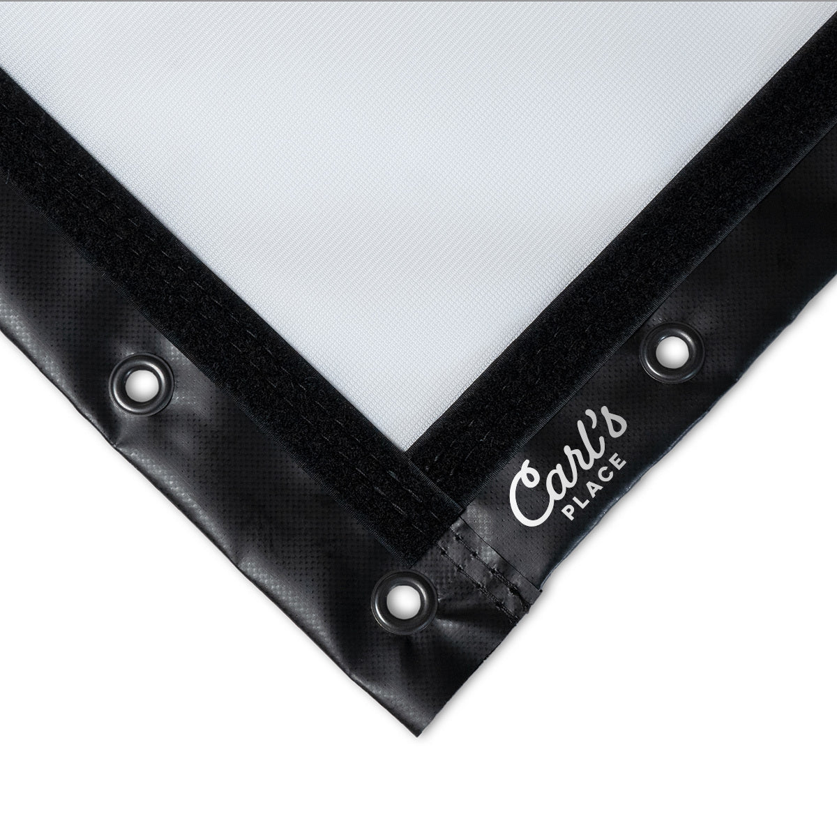 Black frame with 'Carl's Place' branding on a white background