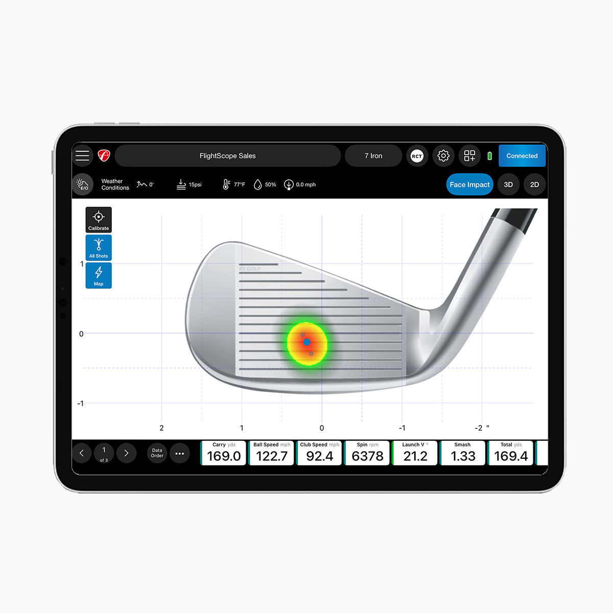 FlightScope Face Impact Location – Precision Clubface Feedback for Mevo+