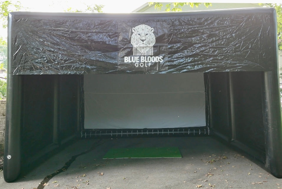 Blue Bloods Golf 16x16 Fixed Air Inflatable Simulator Enclosure