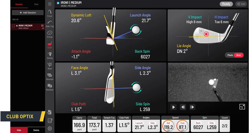 Uneekor EYE XO2 Golf Launch Monitor & Simulator – Ceiling-Mounted, Tour-Level Data