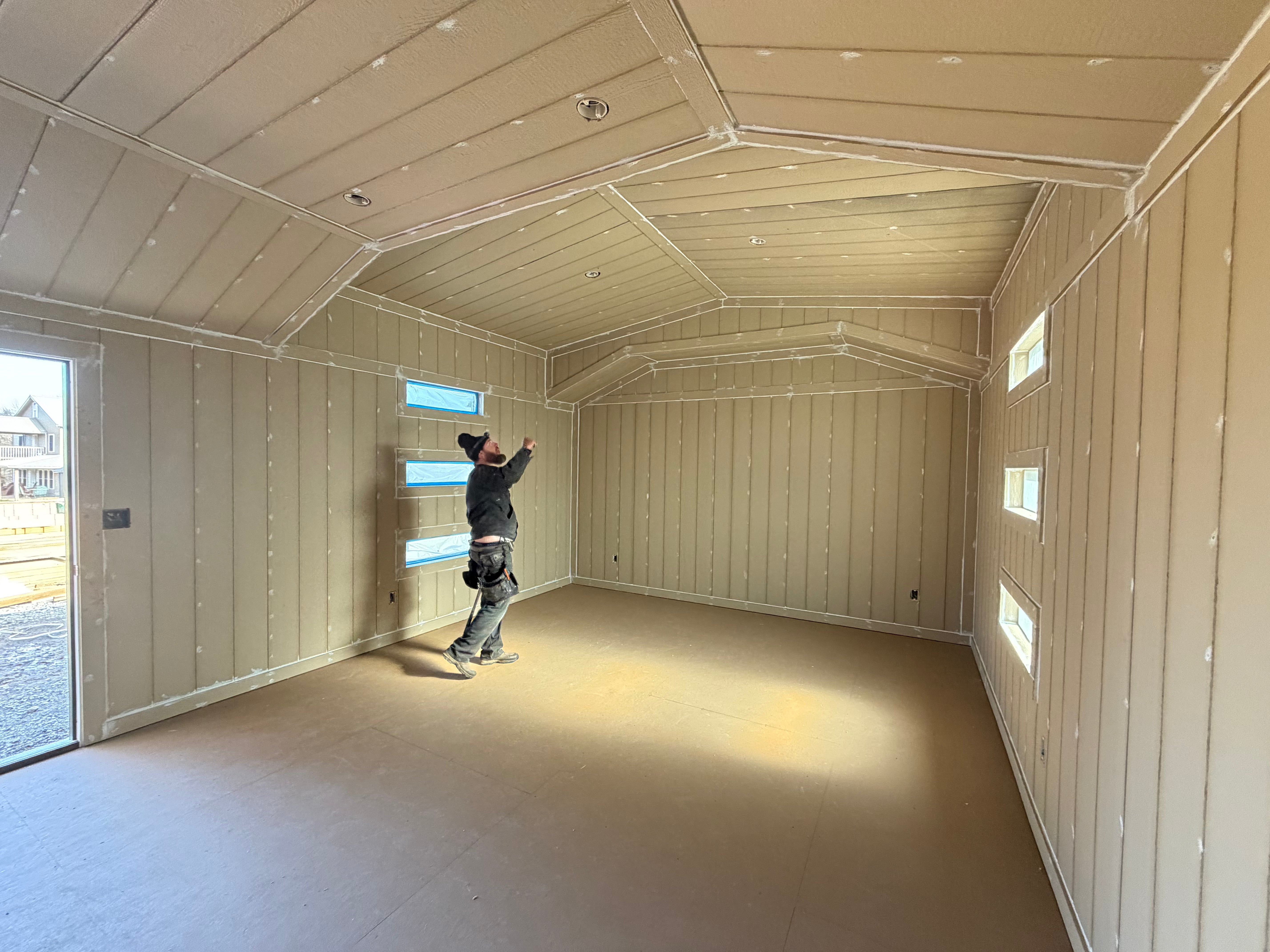 The Augusta Studio 16x20 Golf Simulator Shed – Base, 1080P HD & 4K Packages