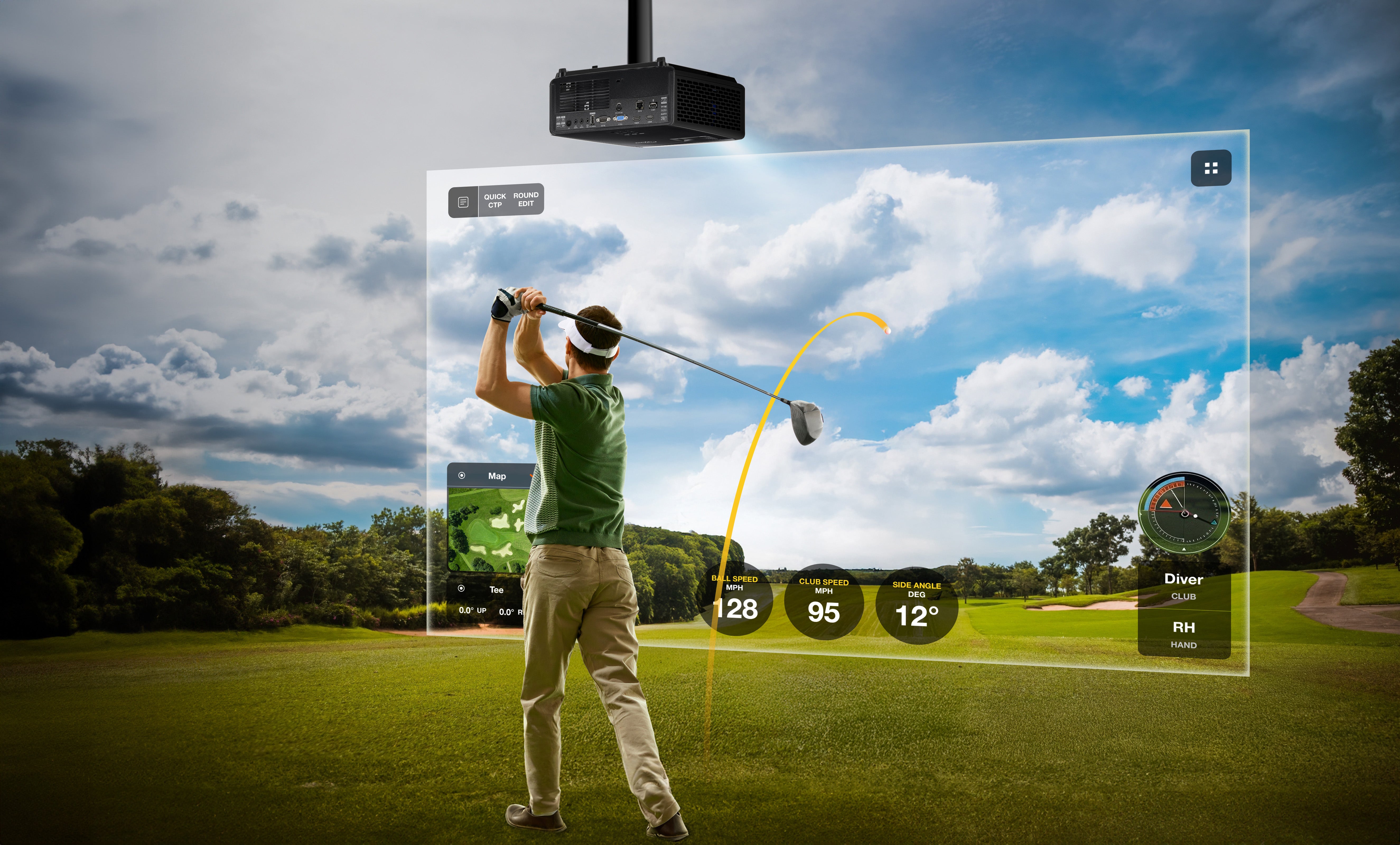 Optoma GT2400HDR Full HD Projector (2,400 Lumens) | Short Throw
