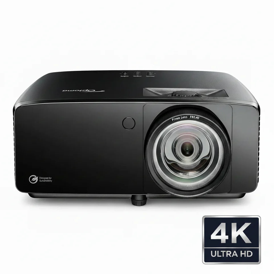 Optoma ZK431ST-B 4K UHD Laser Projector (4,000 Lumens) | Short Throw
