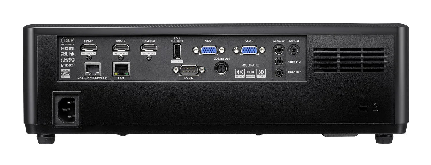Optoma ZK608TST 4K UHD Laser Projector (6,000 Lumens) | Short Throw