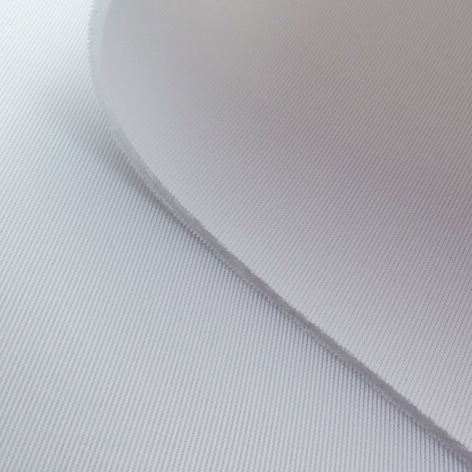 Close-up of light gray fabric texture