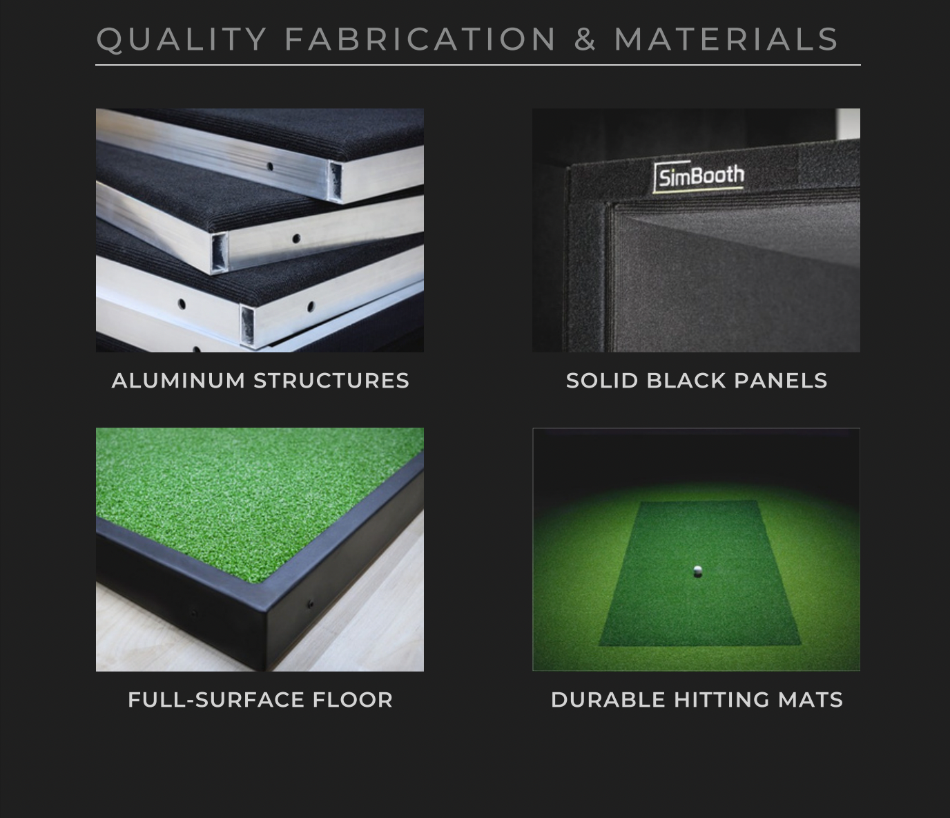 GolfIn SIMBOOTH Kit 1 Golf Simulator Package