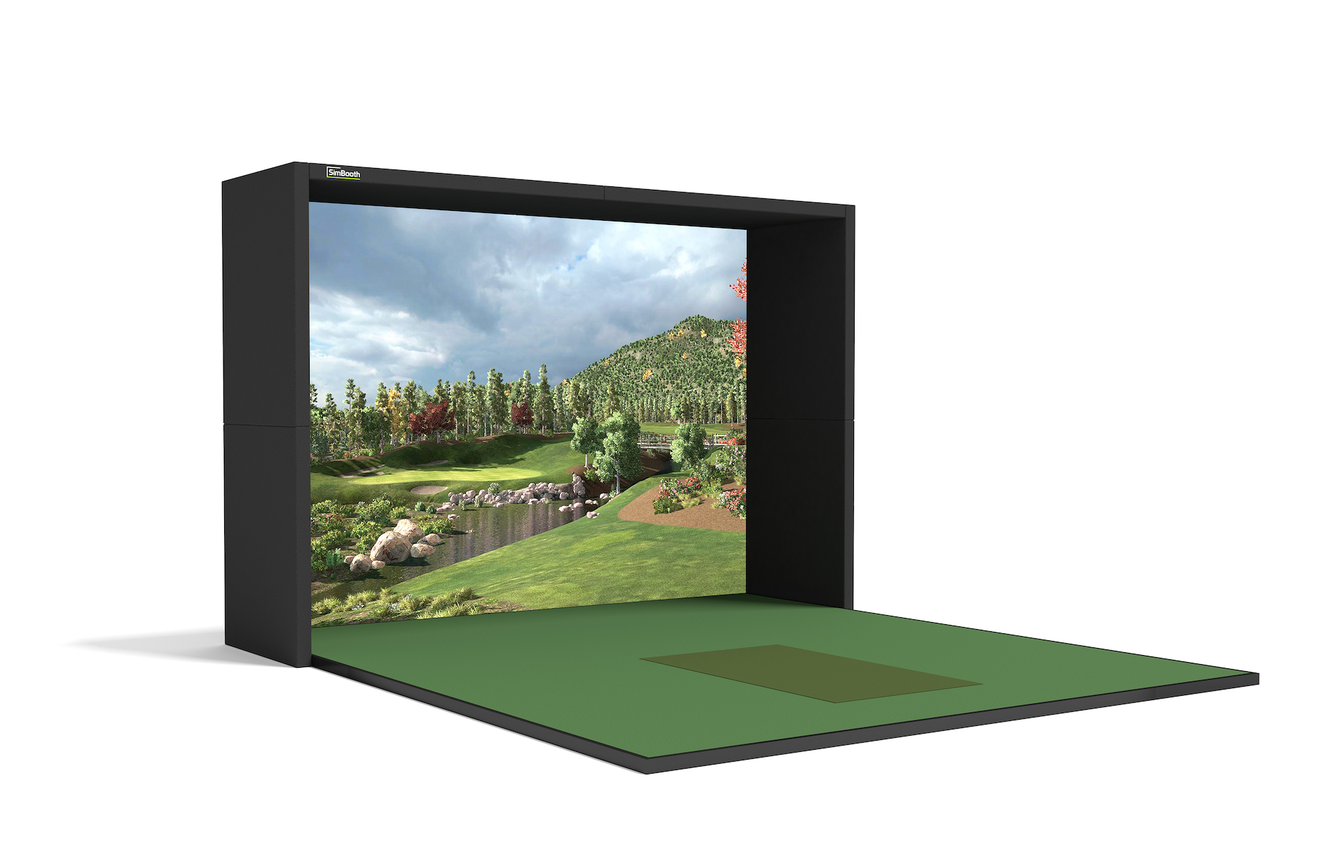 GolfIn SIMBOOTH 1 Golf Simulator Enclosure