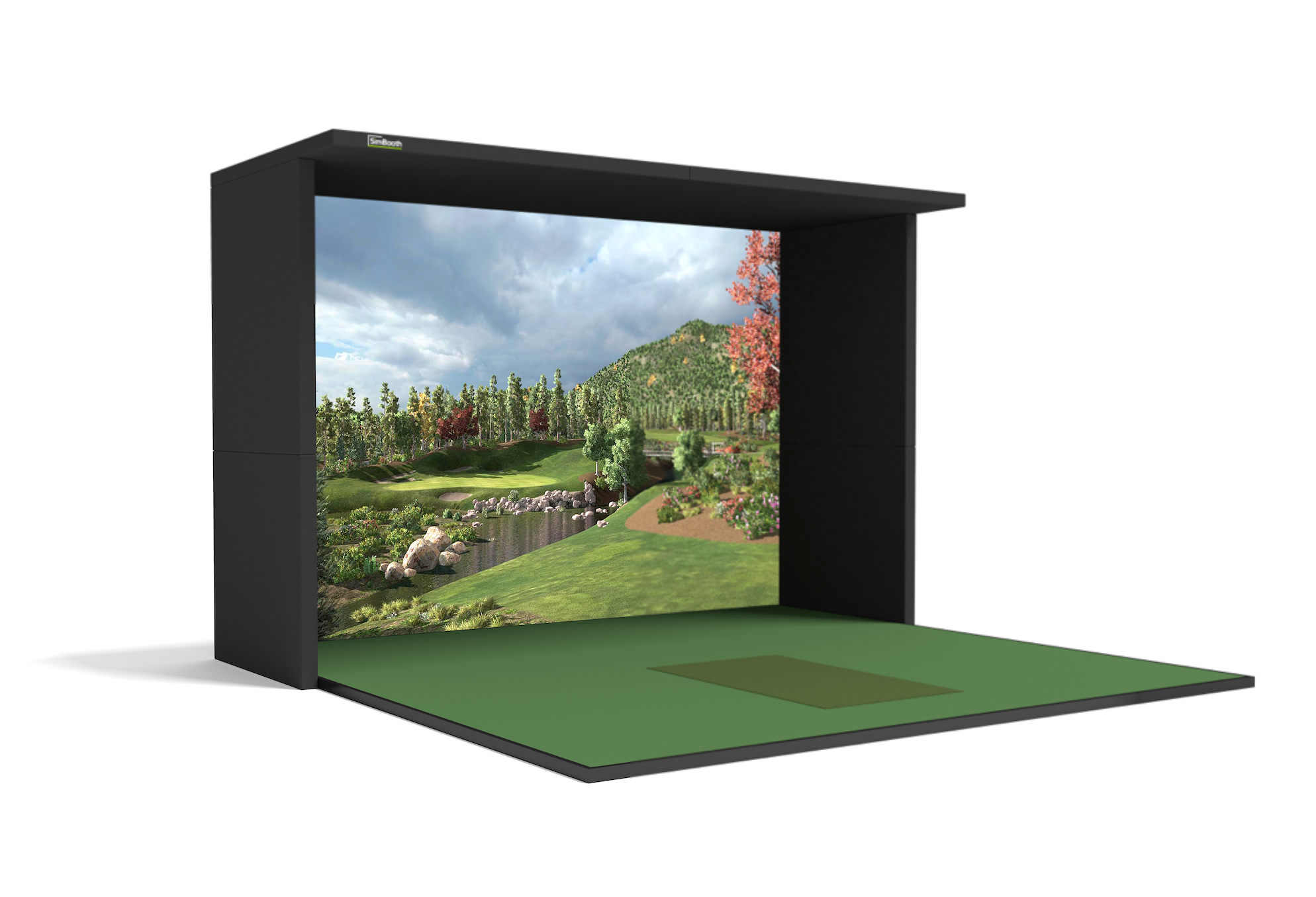 GolfIn SIMBOOTH 2 Golf Simulator Enclosure