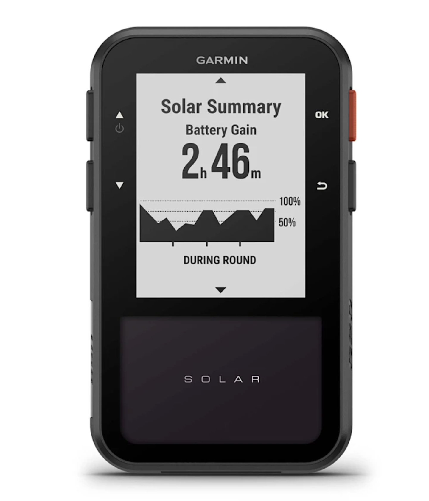 Garmin Approach G20 Solar GPS Golf Handheld – Sun-Powered Golf GPS