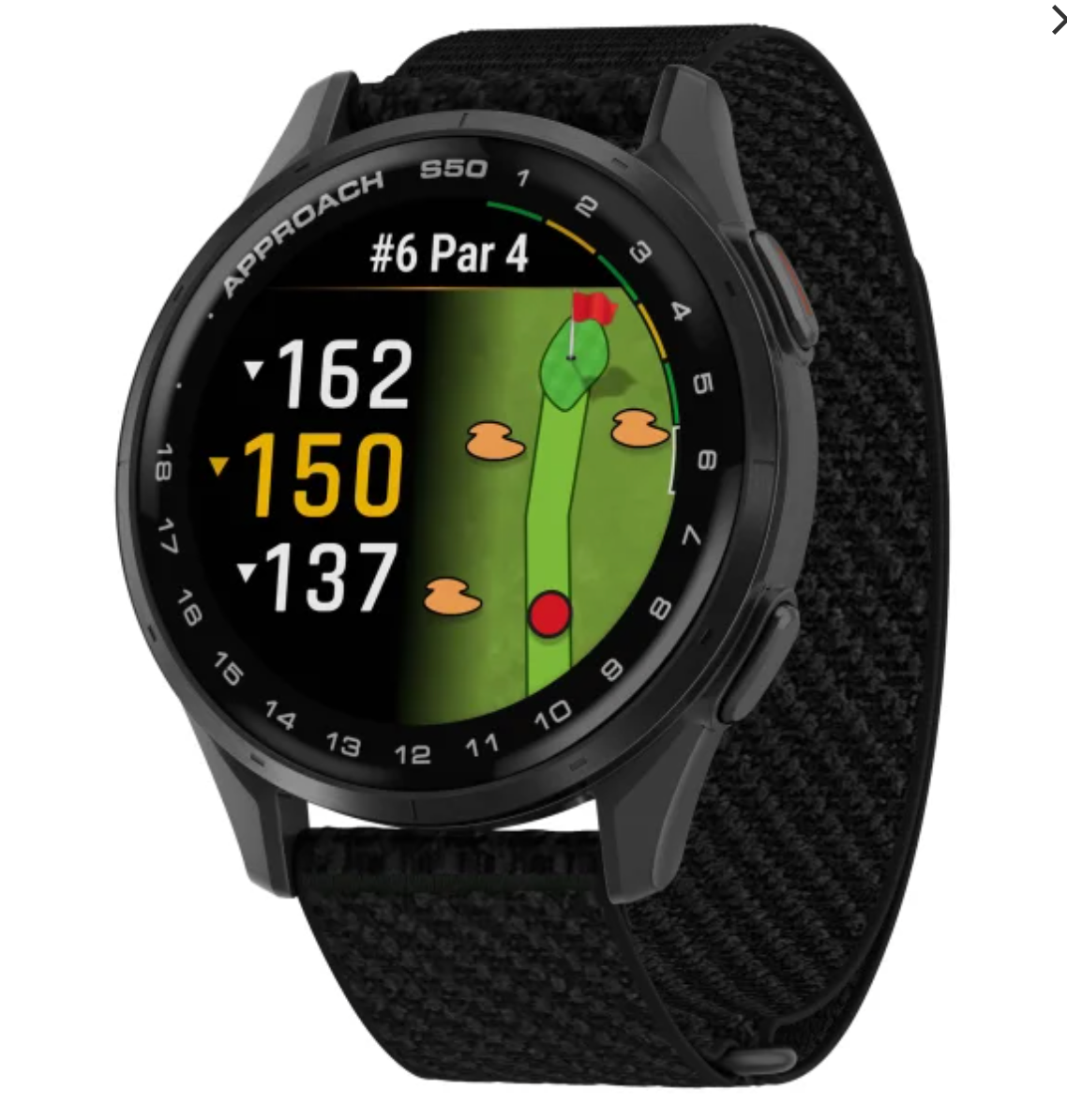 Garmin Approach S50 GPS Golf Smartwatch – Premium Golf Tracking, Performance Insights & Everyday Wear