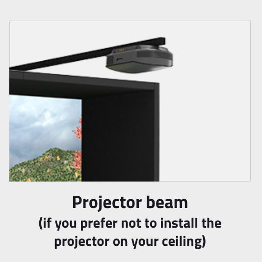 Golfin SimBooth Projector Beam Add-On