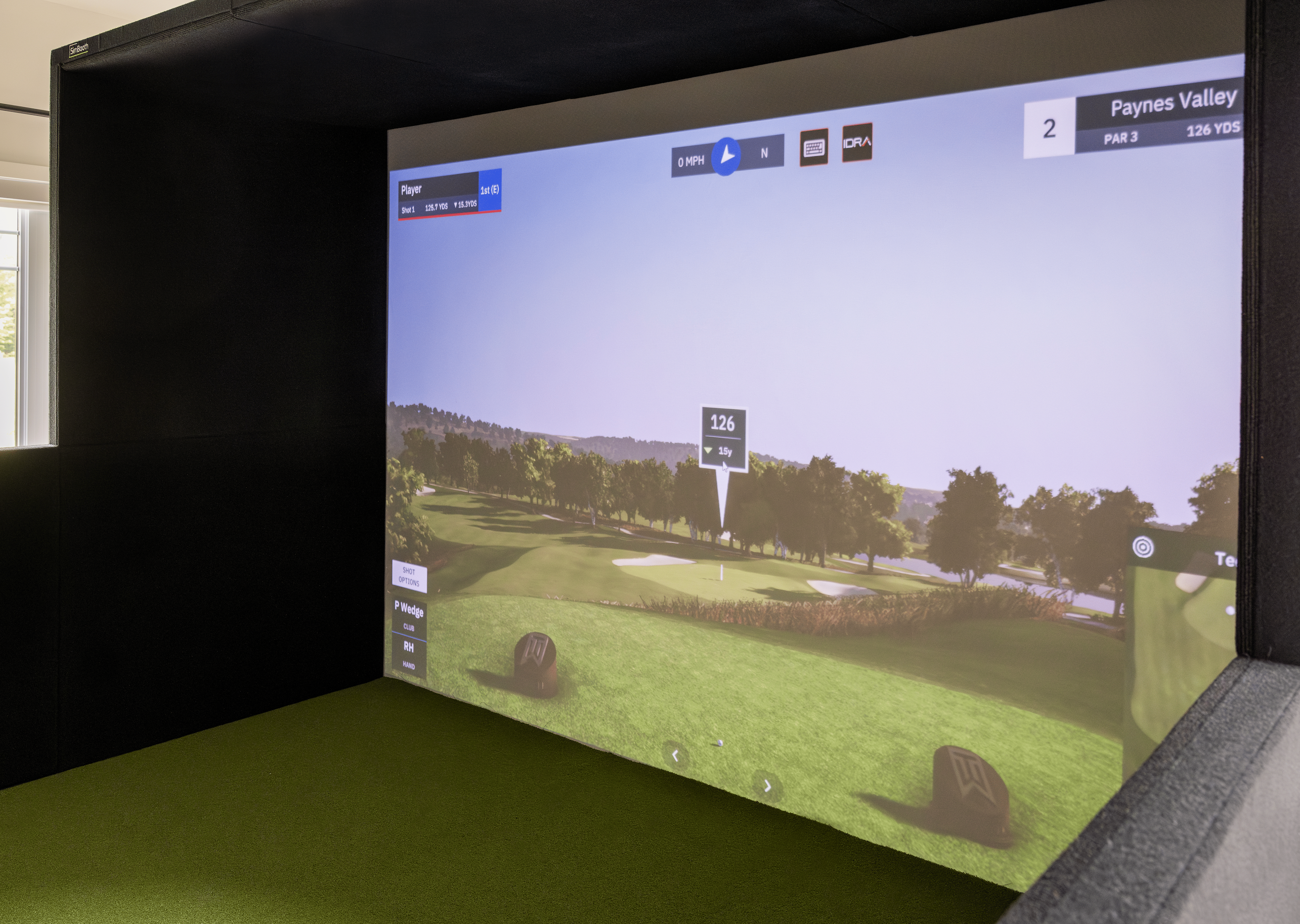 GolfIn SIMBOOTH 1 Golf Simulator Enclosure