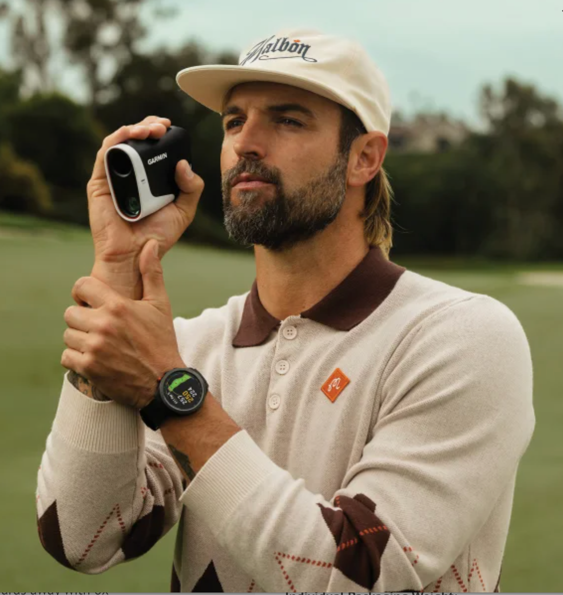 Garmin Approach Z30 Golf Laser Range Finder with Carry Case & Carabiner Clip