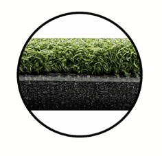 Elite Pro Tee 5'x5' Hitting Mat w/ Removeable Hitting Strip