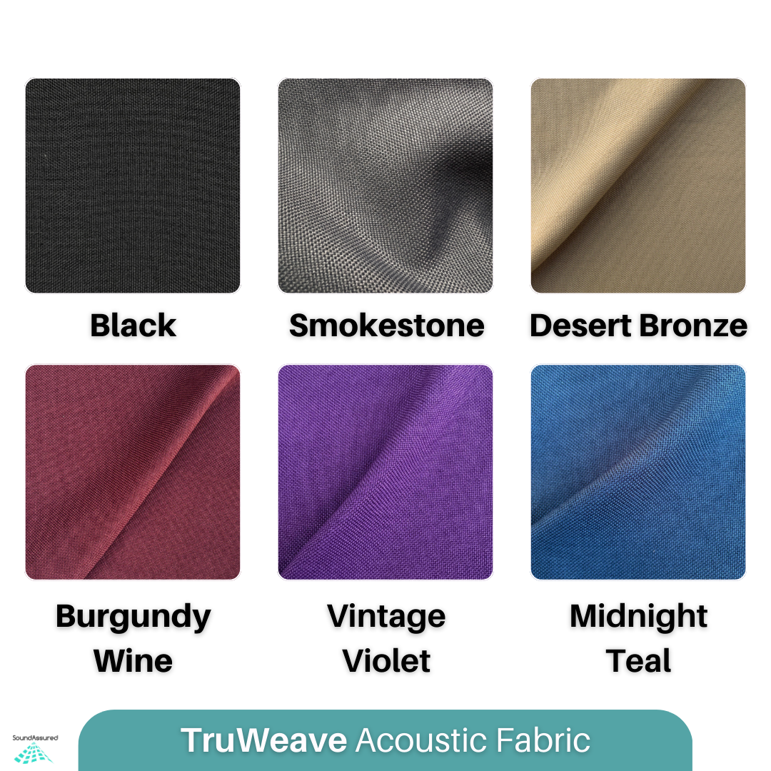 TruWeave™ Acoustic Fabric by SoundAssured - Single Layer (100% Acoustically Transparent)
