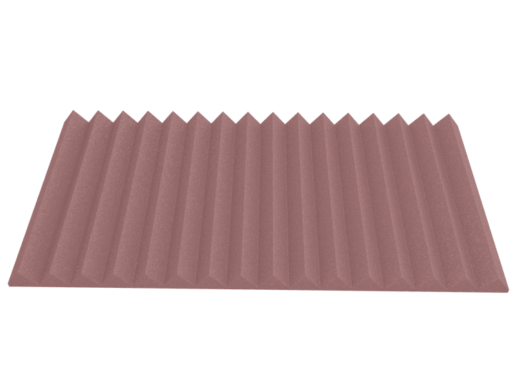 3 Inch Acoustic Foam Wedge Style Panels - 13 Color Options