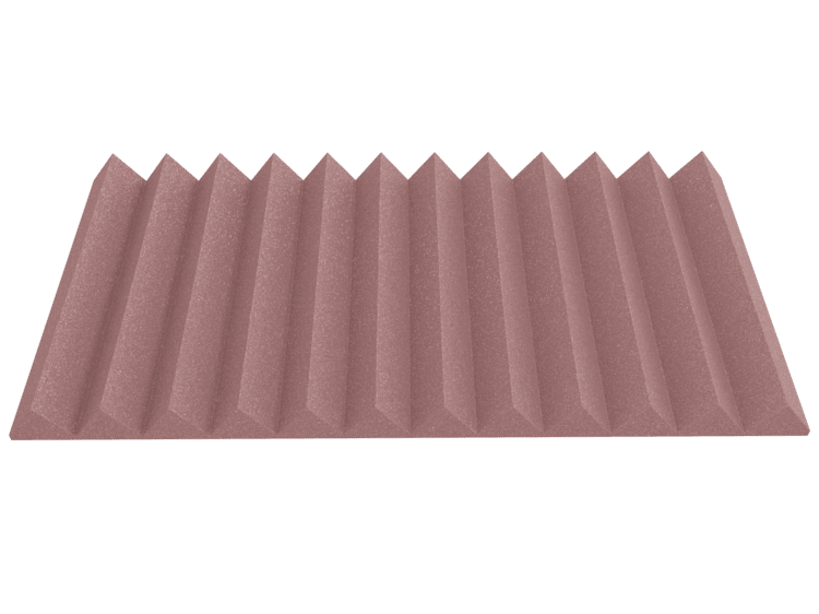 4 Inch Acoustic Foam Wedge Style Panels - 13 Color Options