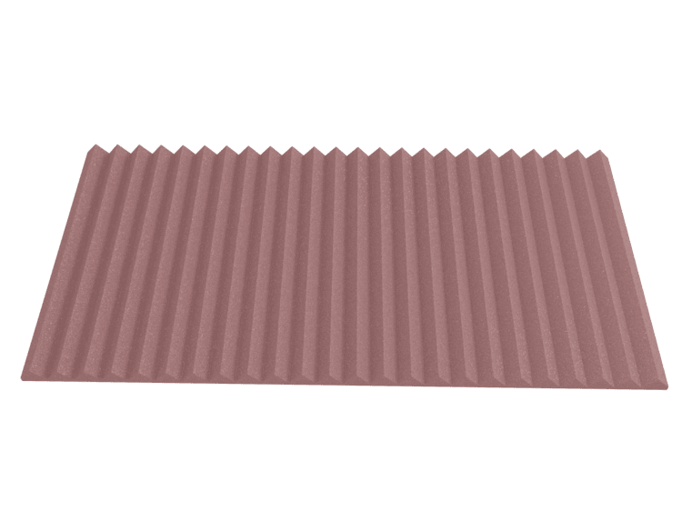2 Inch Acoustic Foam Wedge Style Panels - 13 Color Options