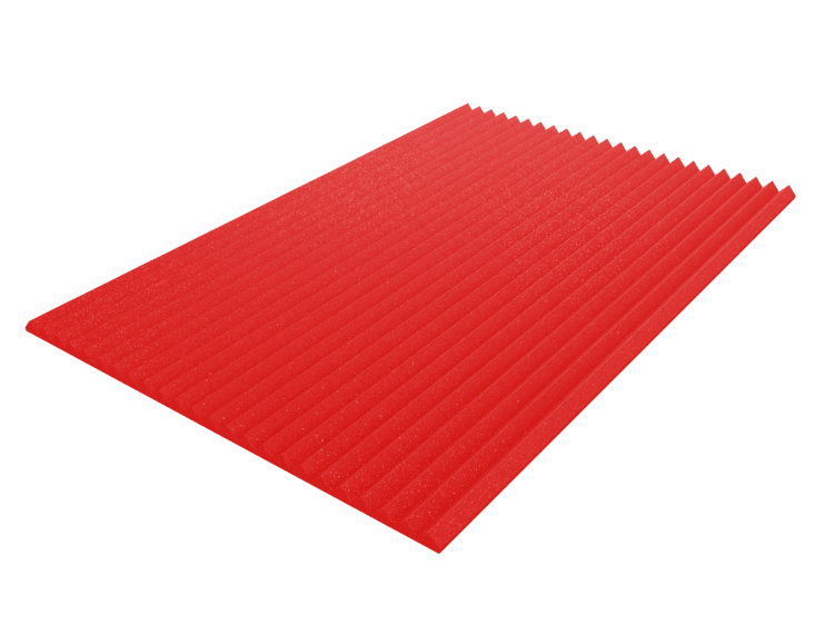 2 Inch Acoustic Foam Wedge Style Panels - 13 Color Options