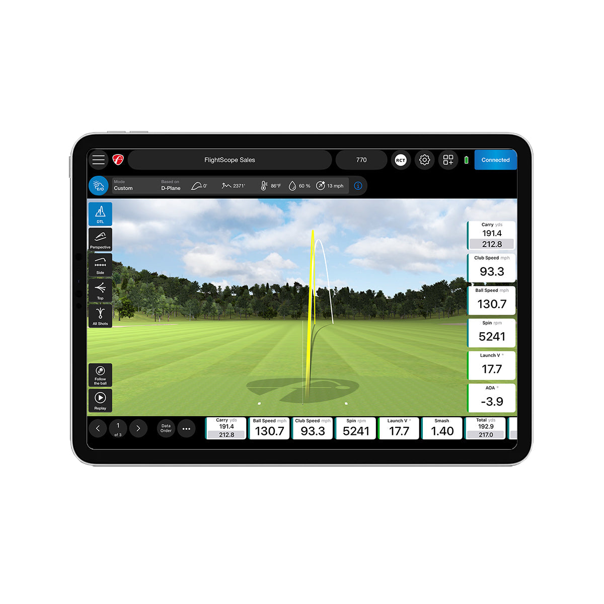 FlightScope X3C Launch Monitor – Elite Radar Tracking for Coaches & Professionals