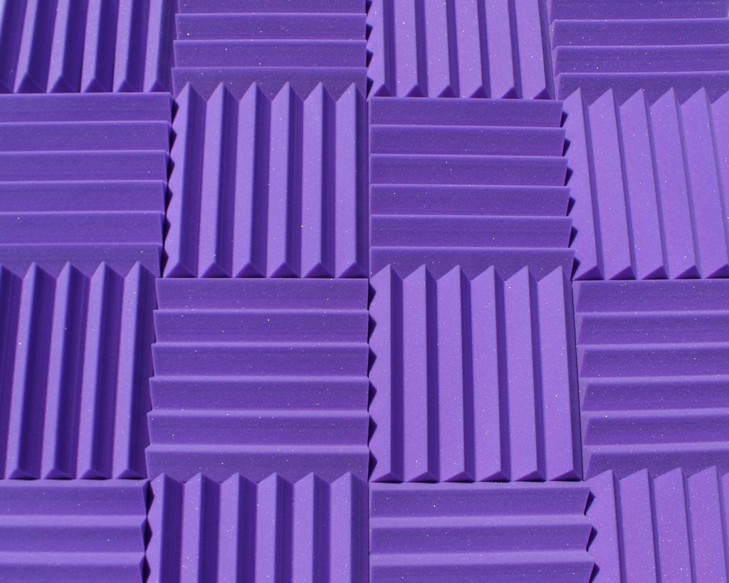 2 Inch Acoustic Foam Wedge Style Panels - 13 Color Options