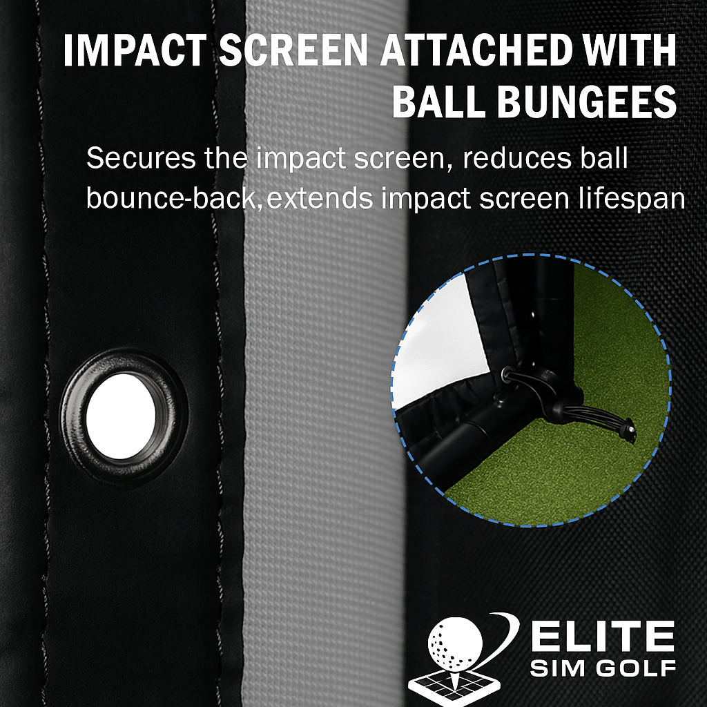 Eagle 12 Premium Golf Simulator Enclosure by Elite Sim Golf