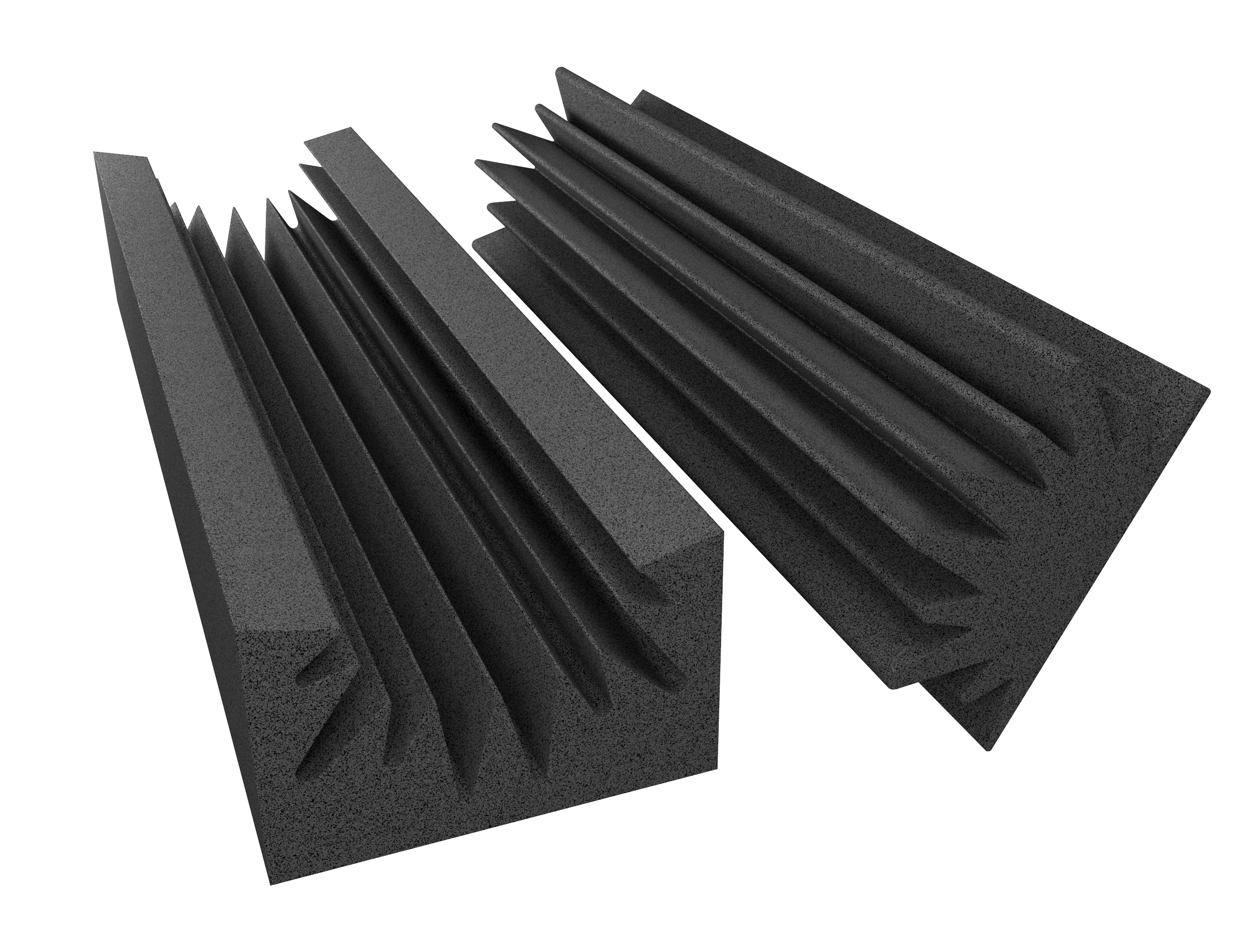Broadband Acoustic Foam Absorbers