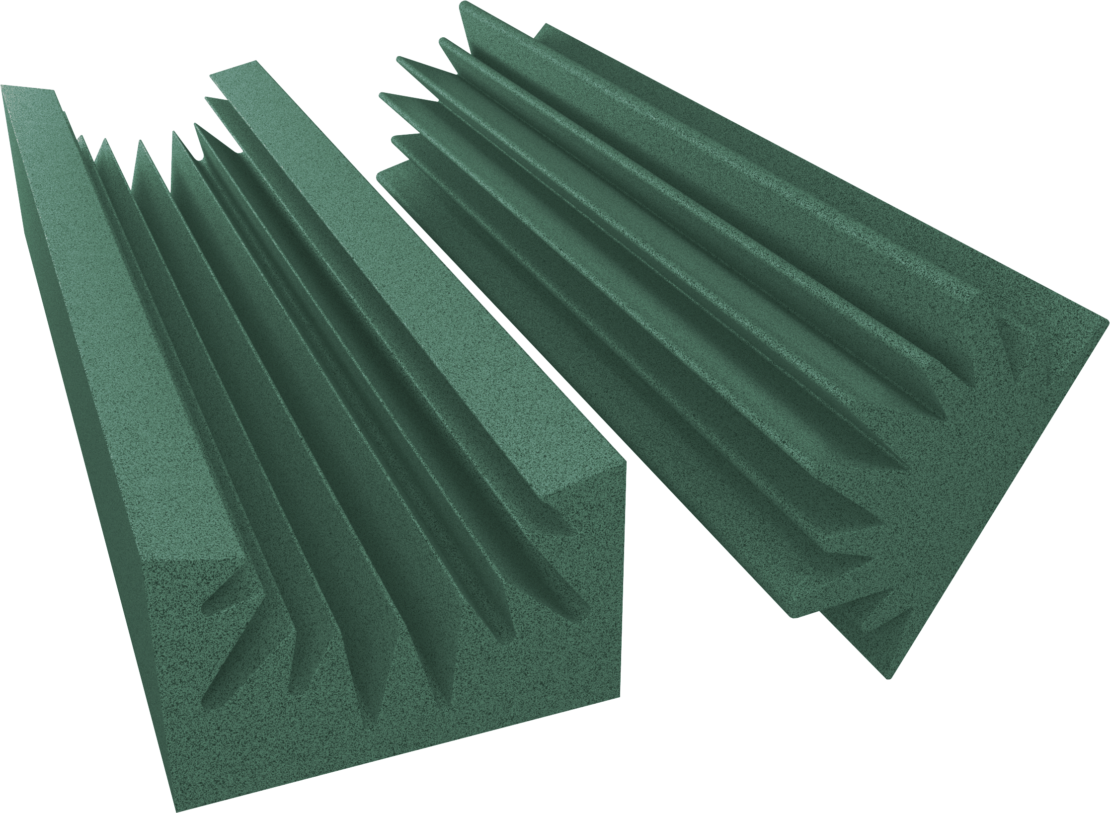 Broadband Acoustic Foam Absorbers