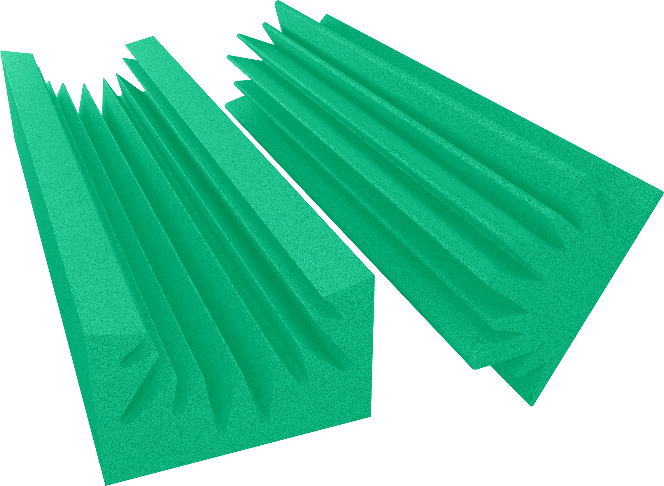 Broadband Acoustic Foam Absorbers