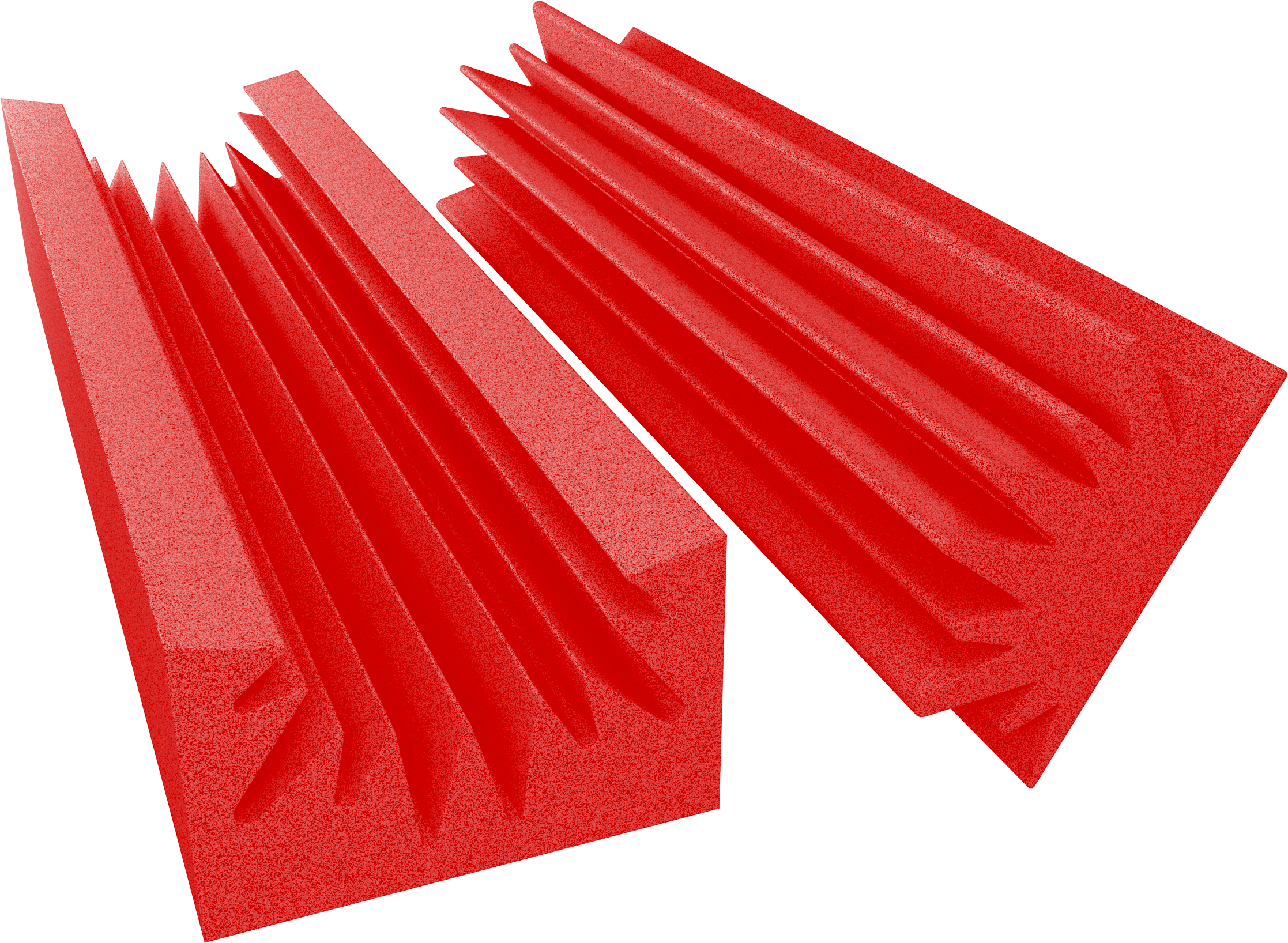 Broadband Acoustic Foam Absorbers